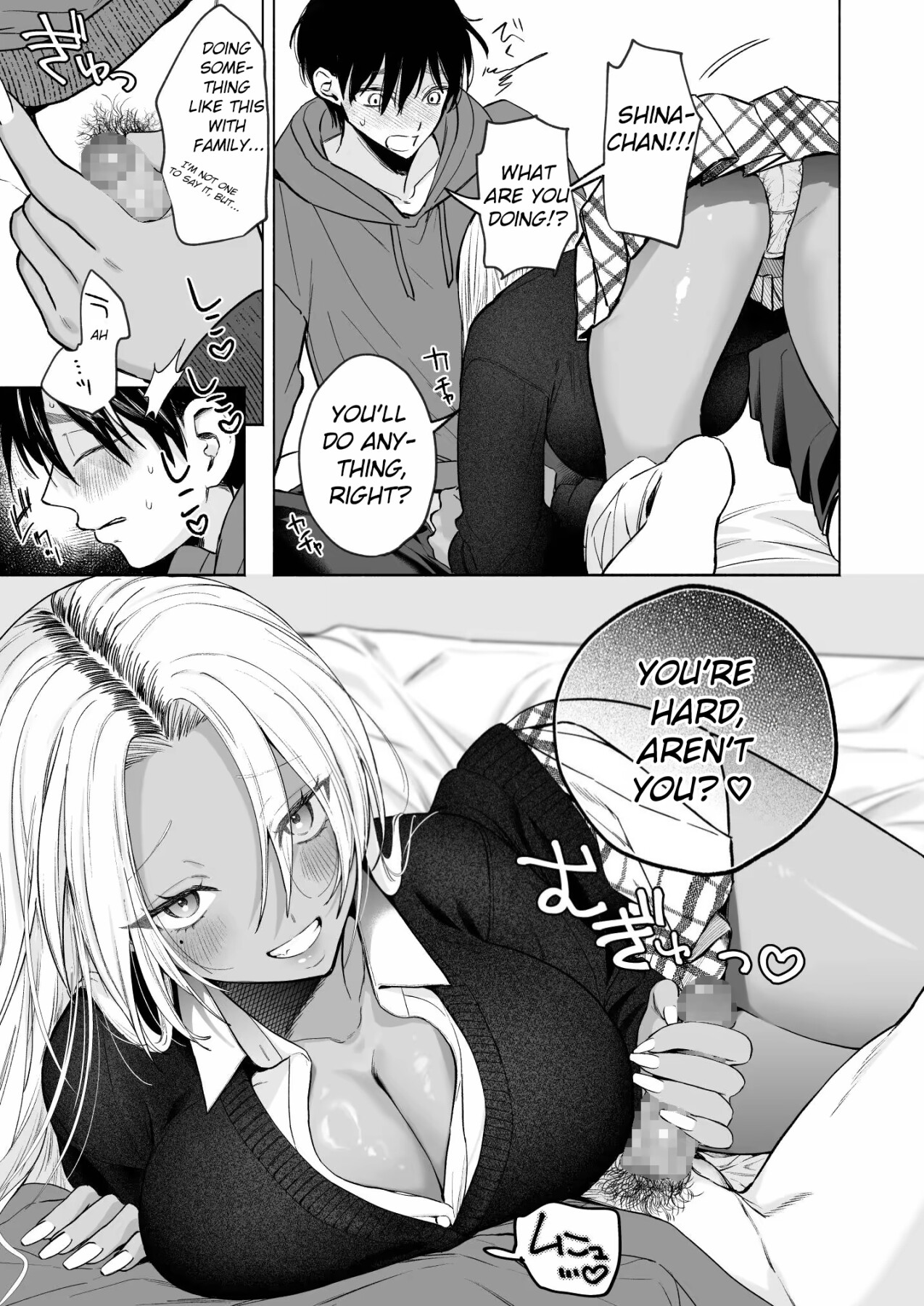 Hentai Manga Comic-My Black Gal Big Tits Stepsister Wants to Milk My Sperm Gently-Read-14